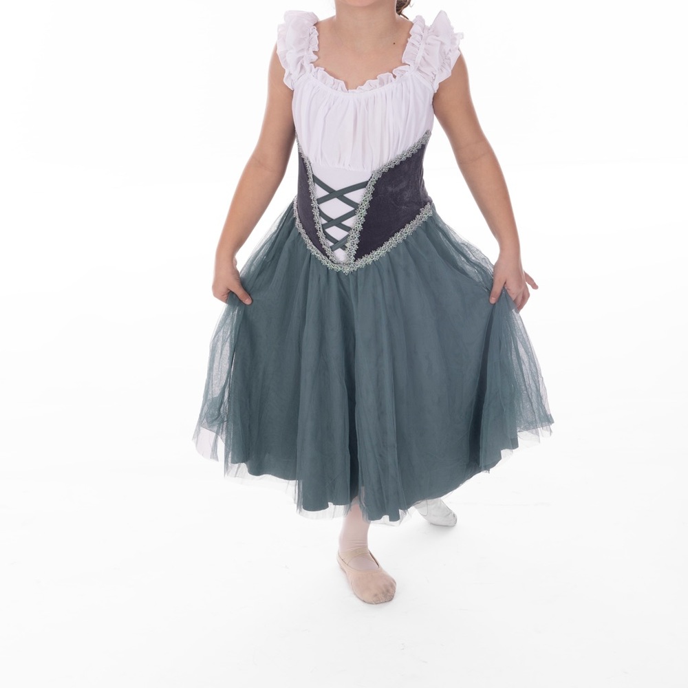 One piece ballet costume used for Frozen theme dance